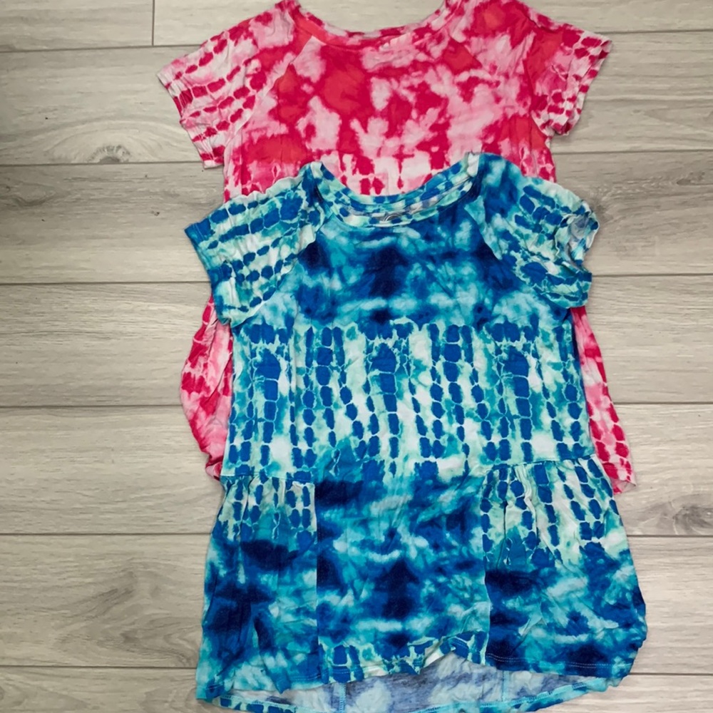 Girls Tie dye tops